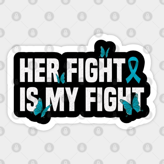 Dissociative Identity Disorder Her Fight Is My Fight DID Sticker by badCasperTess